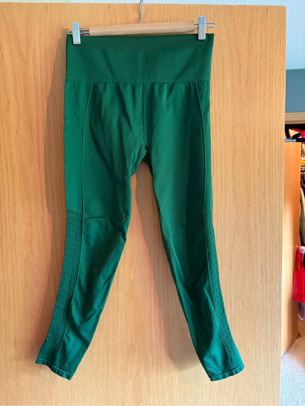 Fabletics Dark Green High-Waist Leggings